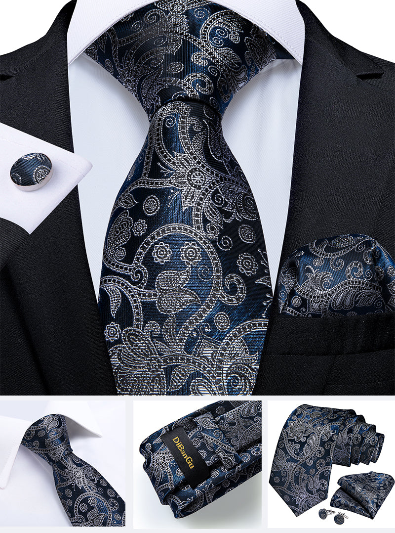 Fashion Paisley Tie Set