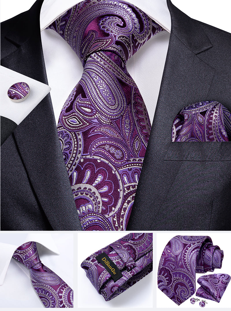 Fashion Paisley Tie Set