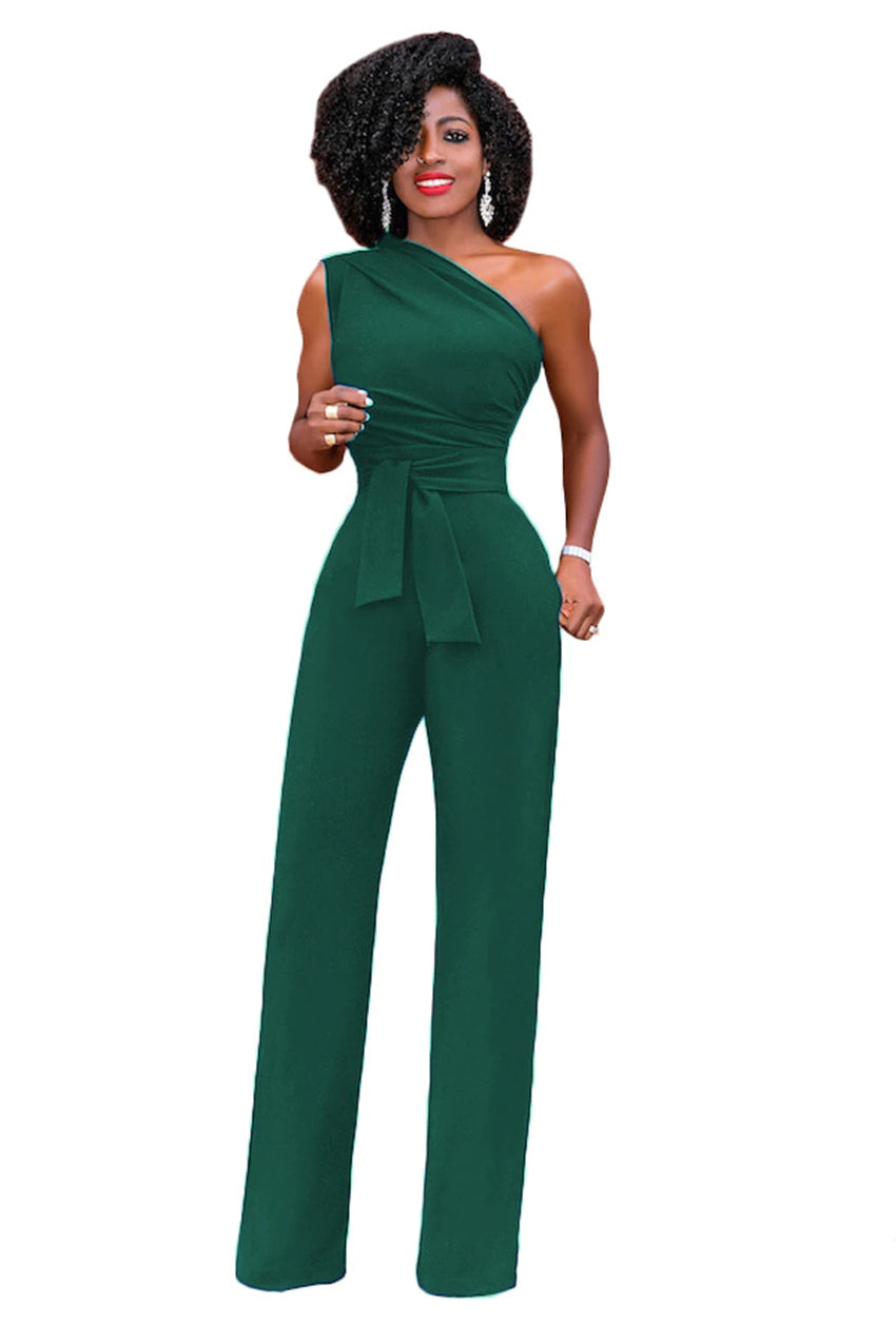 Sexy One Shoulder Jumpsuit