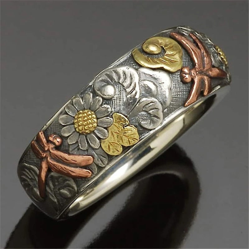 Vintage Dragonfly Rings for Women