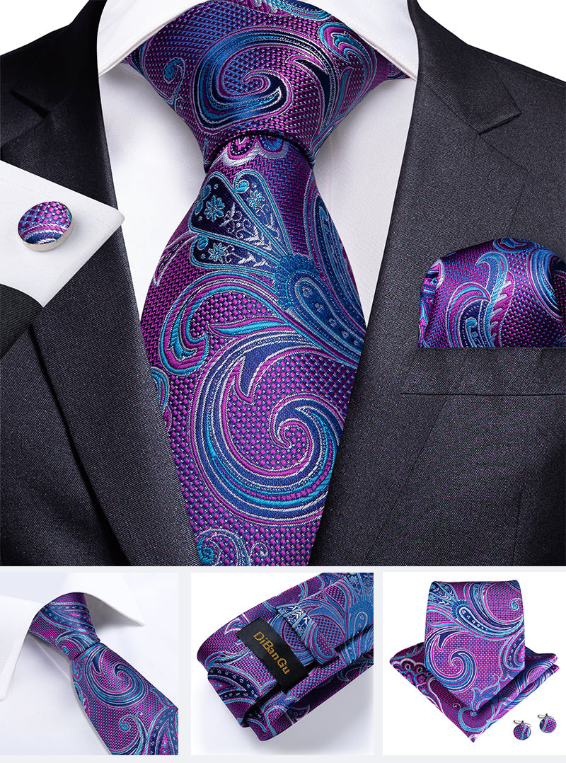 Fashion Paisley Tie Set