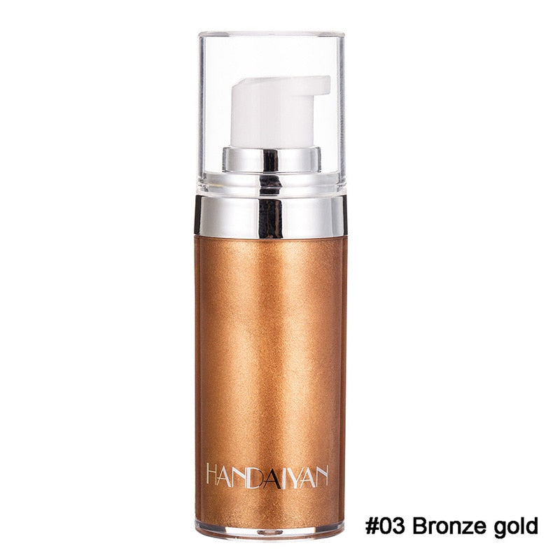 Highlighter Liquid Bronze Long-lasting  Body Shimmer Oil