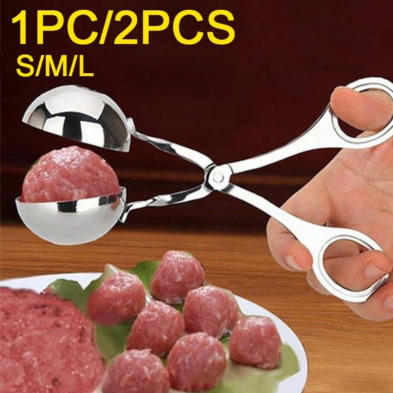 Non Stick Stuffed Meat Ball Spoon Shaper Cooking Scoop