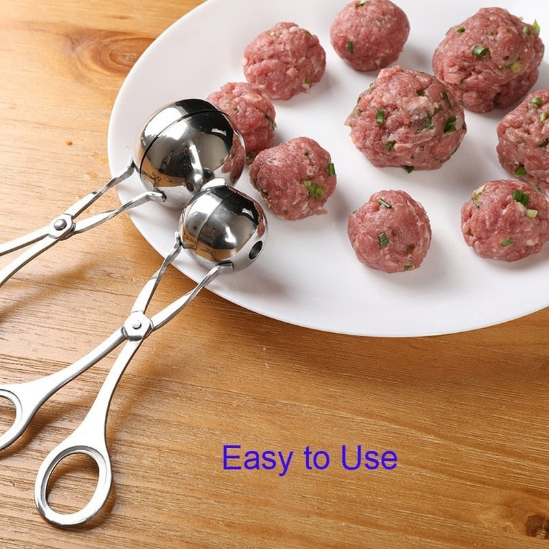 Non Stick Stuffed Meat Ball Spoon Shaper Cooking Scoop