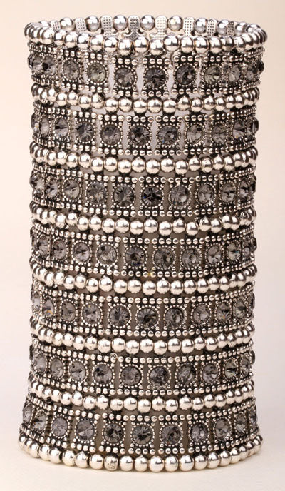 Multilayer stretch cuff bracelet