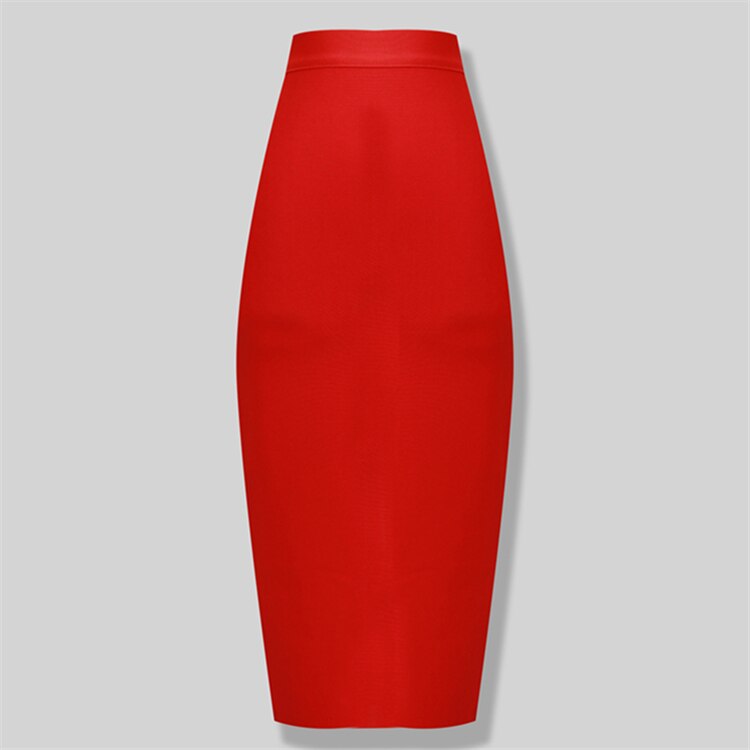 8 Colors Sexy Knee Length Bandage Skirt