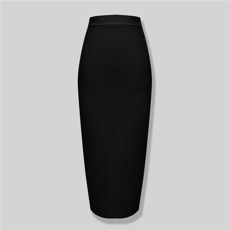 8 Colors Sexy Knee Length Bandage Skirt