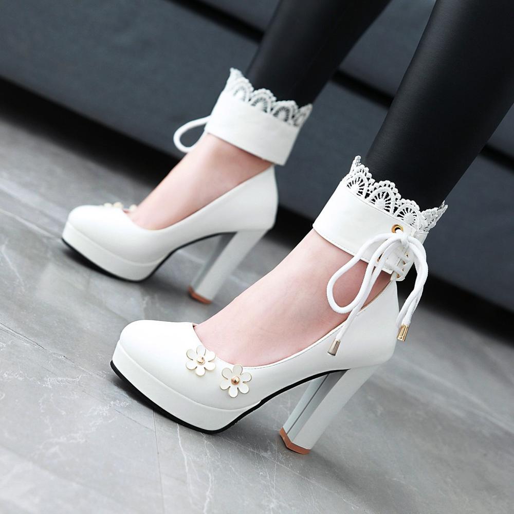 High-heeled Waterproof Platform Shoes