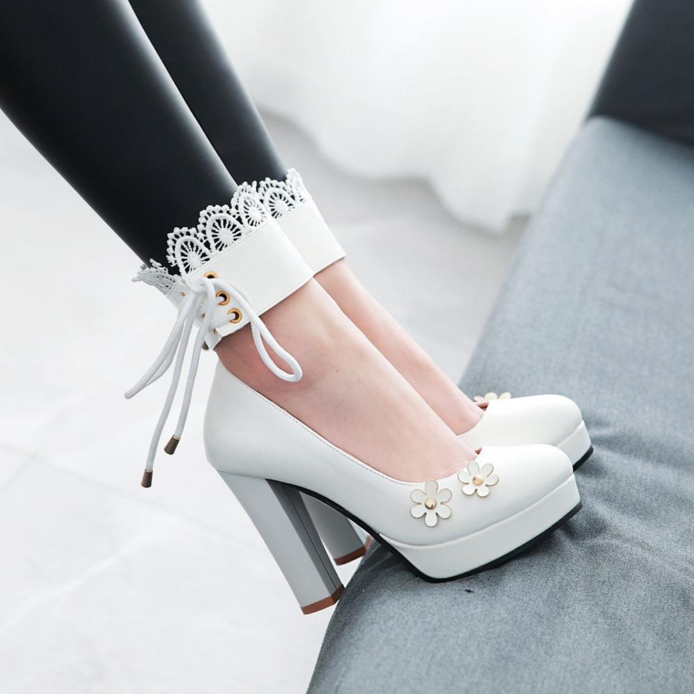 High-heeled Waterproof Platform Shoes