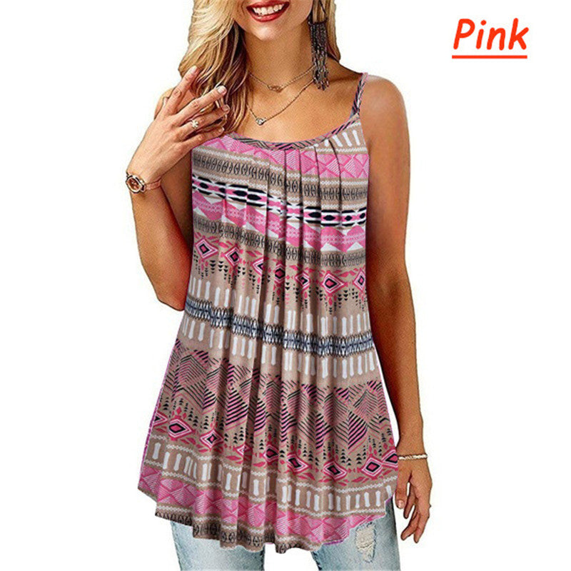 Plus Size S-6XL Women Summer Sleeveless Tank Top