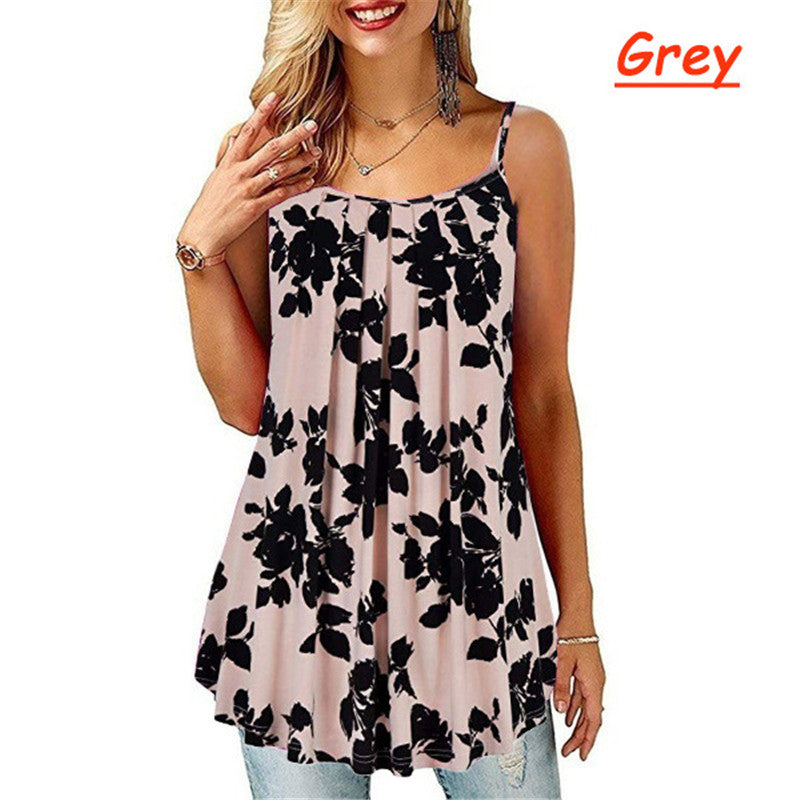 Plus Size S-6XL Women Summer Sleeveless Tank Top