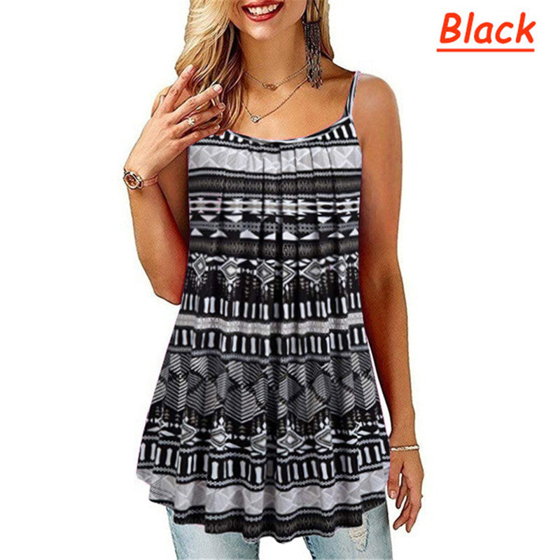 Plus Size S-6XL Women Summer Sleeveless Tank Top