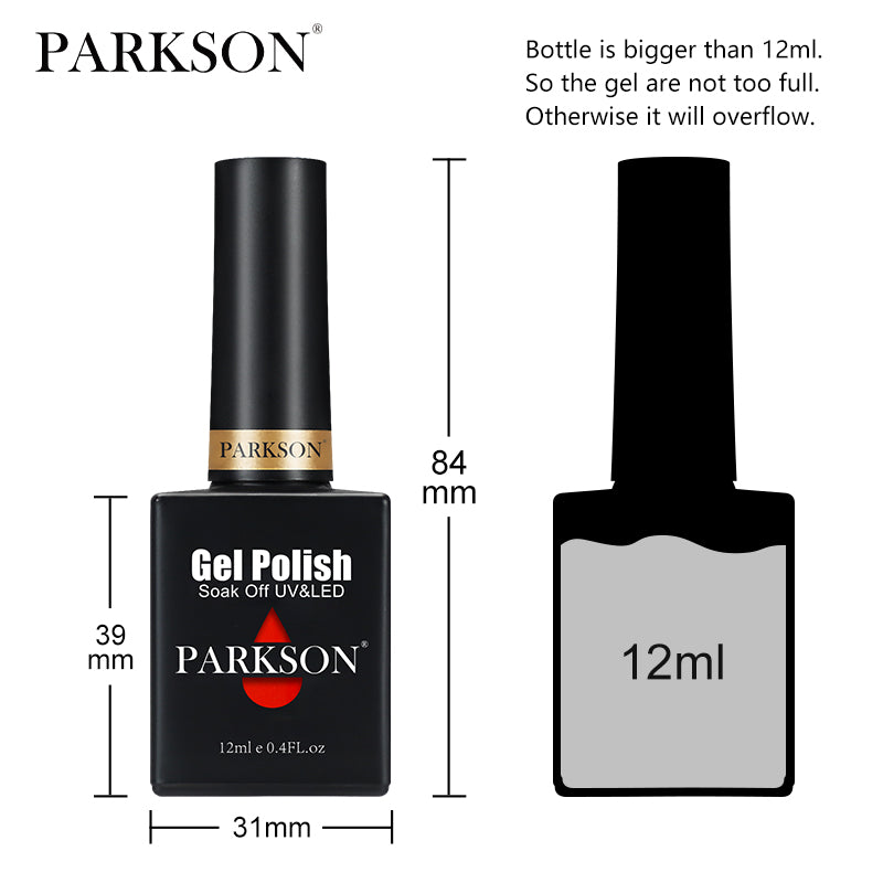 Parkson Purple Series Gel Nail Polish 12ml