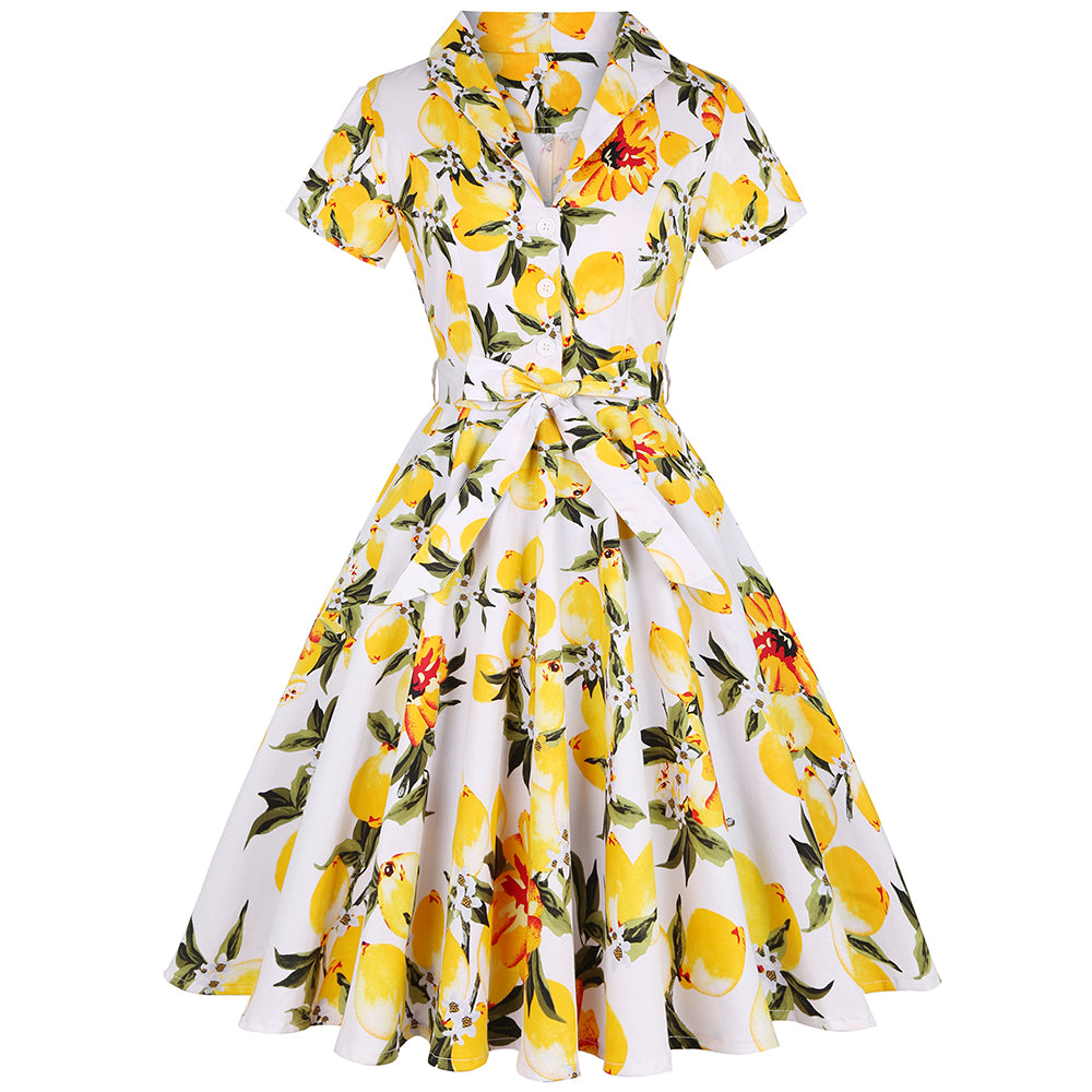 Retro Vintage Winter Autumn 50s 60s Pinup Swing Casual Dresses