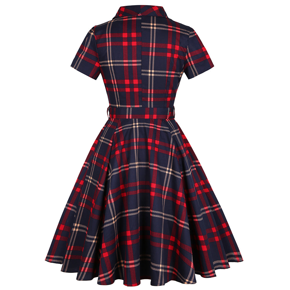 Retro Vintage Winter Autumn 50s 60s Pinup Swing Casual Dresses