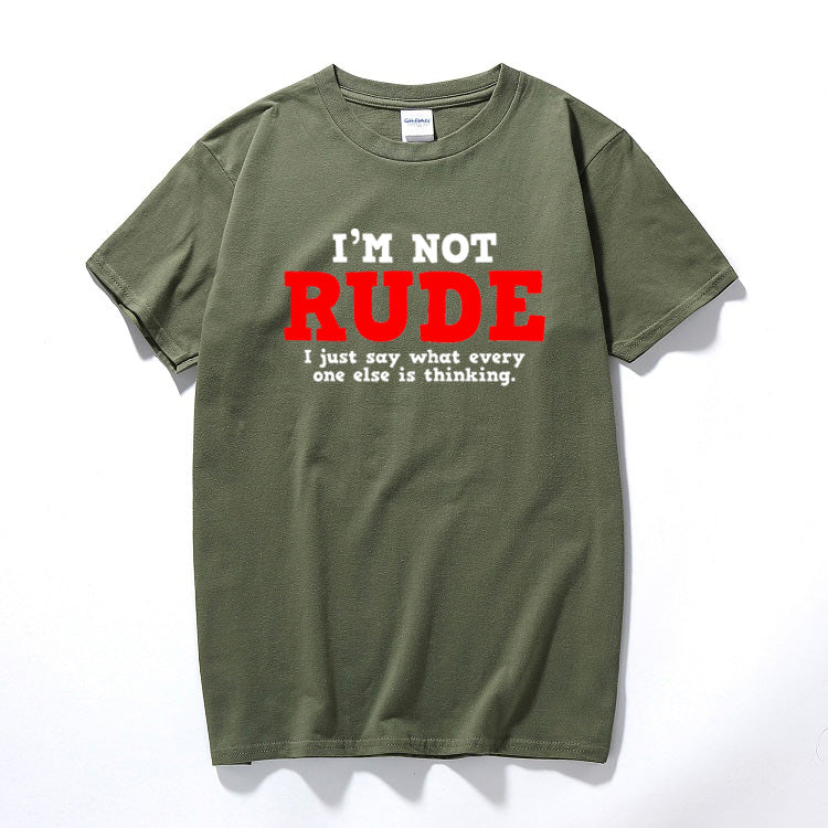 Rude Thinking Sarcastic T-Shirt