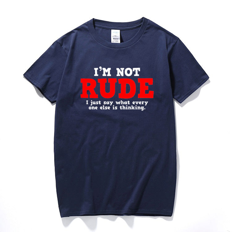 Rude Thinking Sarcastic T-Shirt