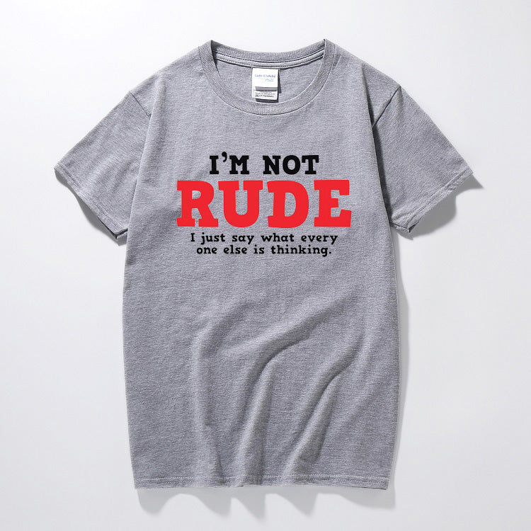 Rude Thinking Sarcastic T-Shirt