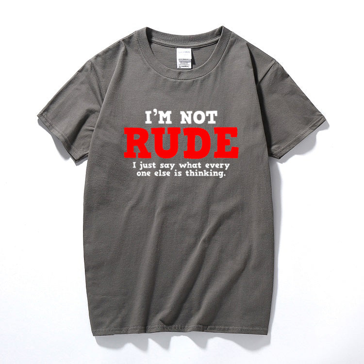 Rude Thinking Sarcastic T-Shirt