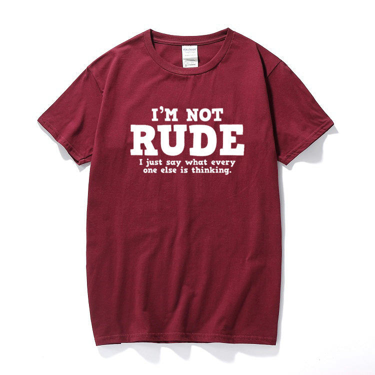 Rude Thinking Sarcastic T-Shirt
