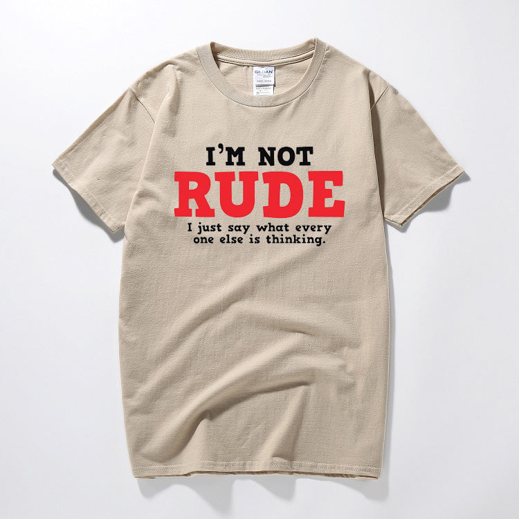 Rude Thinking Sarcastic T-Shirt