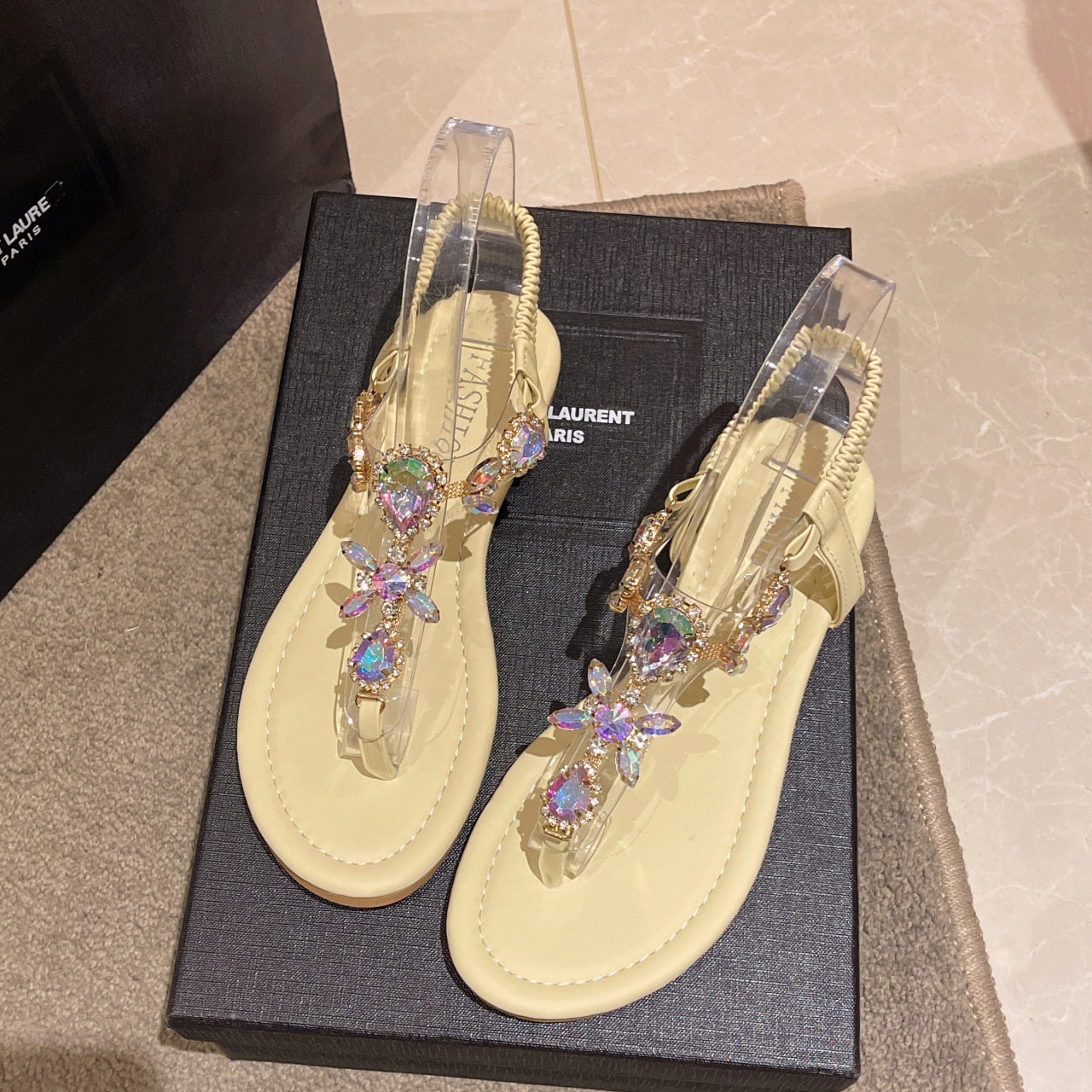 Summer Crystal Sandals