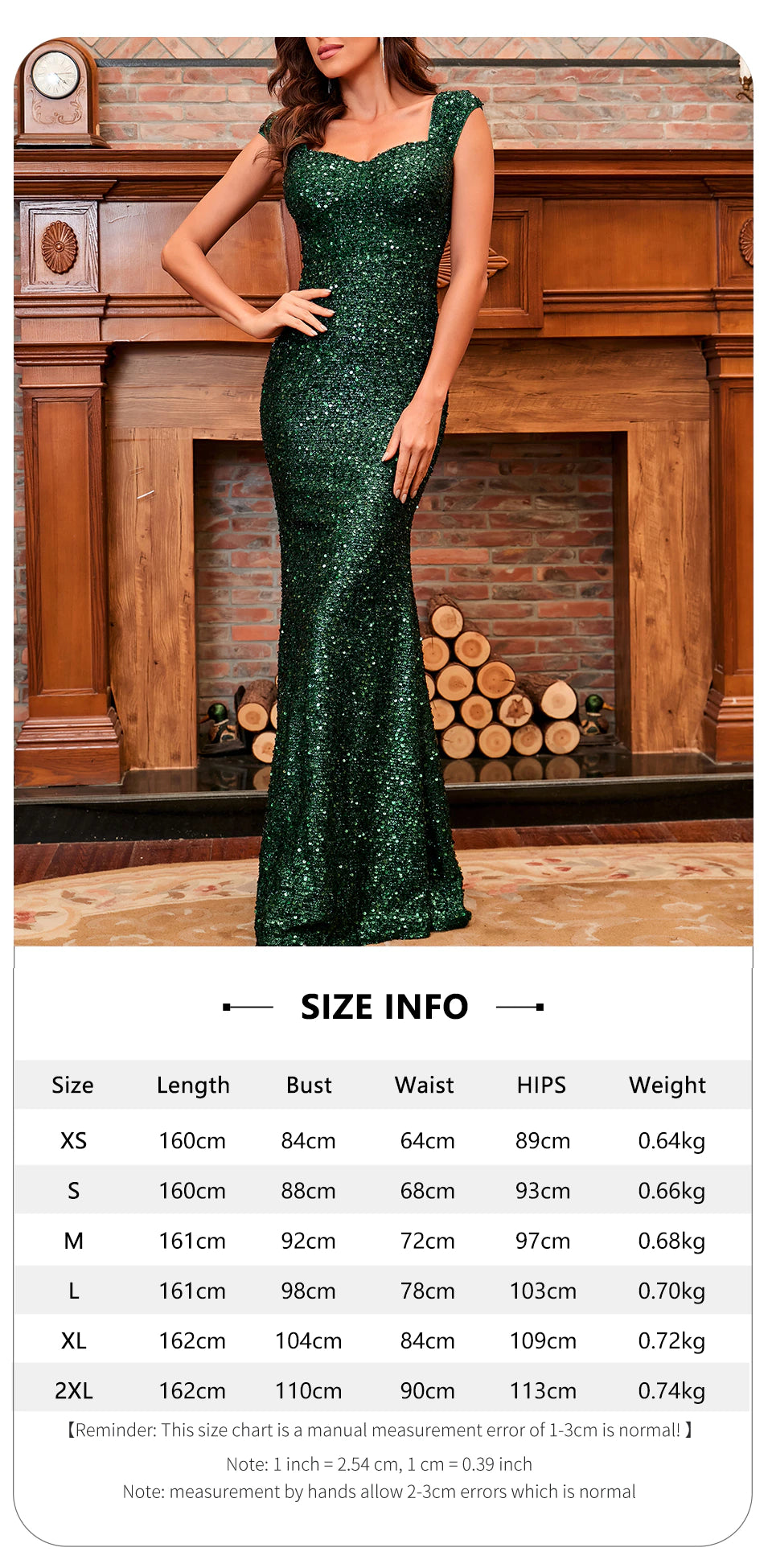 Square Collar Spaghetti Strap Mermaid Floor-Length Sequin Dress