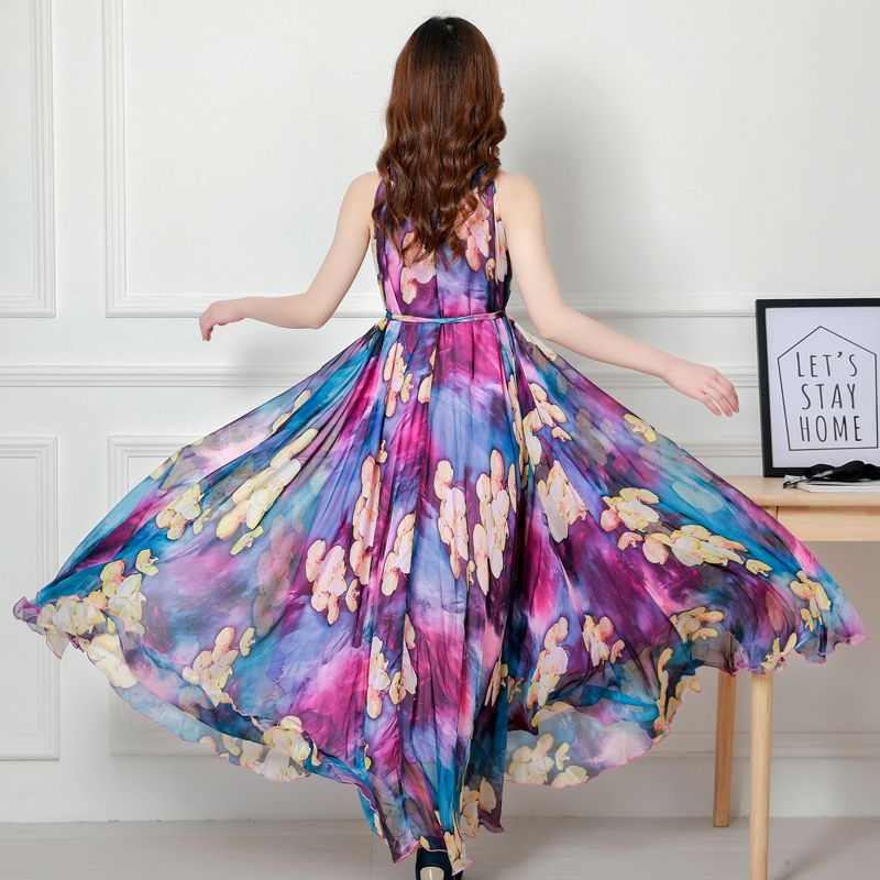 Summer Sleeveless Maxi Dress