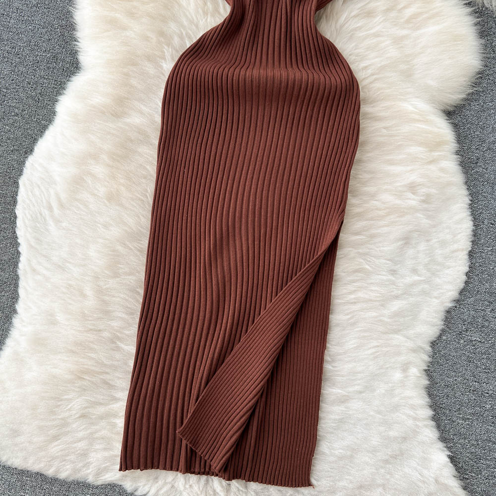 Summer Halter Sleeveless Split Sundress
