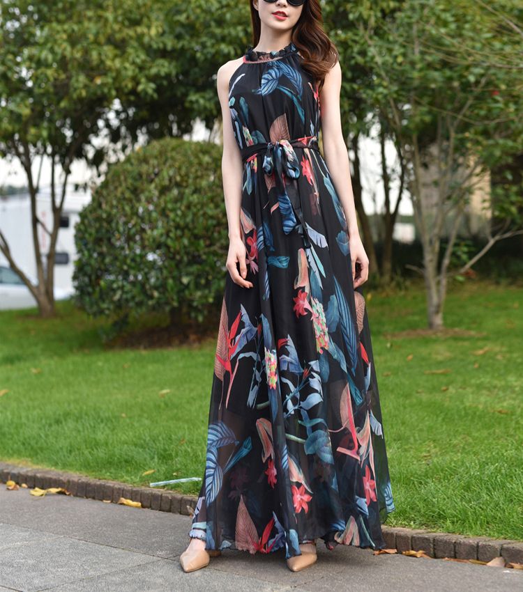 Summer Sleeveless Maxi Dress