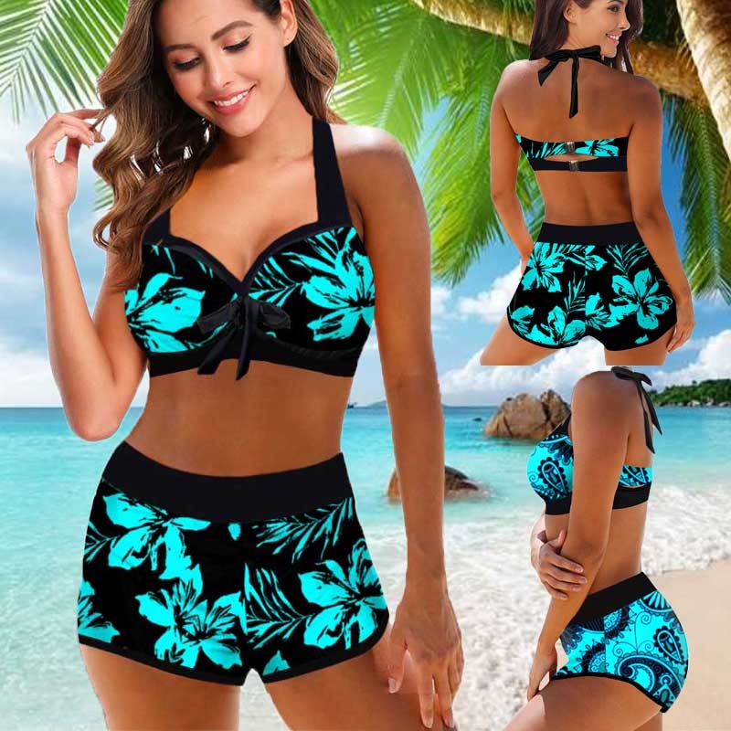 Plus Size High Waist Bikini