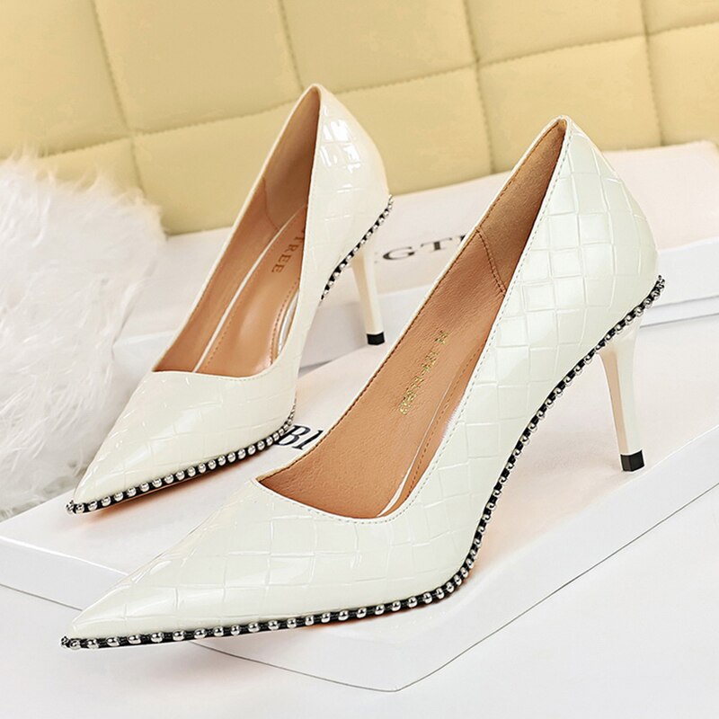 High Heels Rivets Pumps