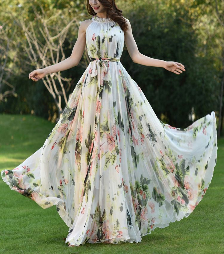 Summer Sleeveless Maxi Dress