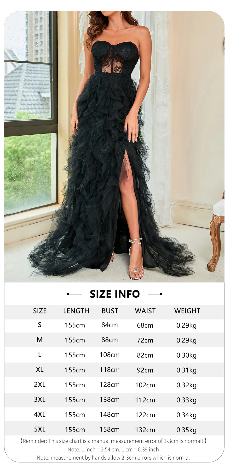 Elegant Evening Strapless Sleeveless A-shaped Floor-Length Lace Dress