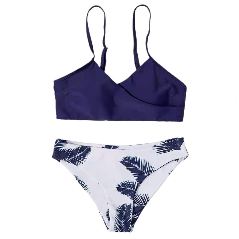 Leaf Print  Bikini Set