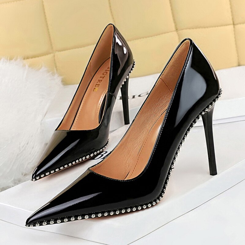 High Heels Rivets Pumps