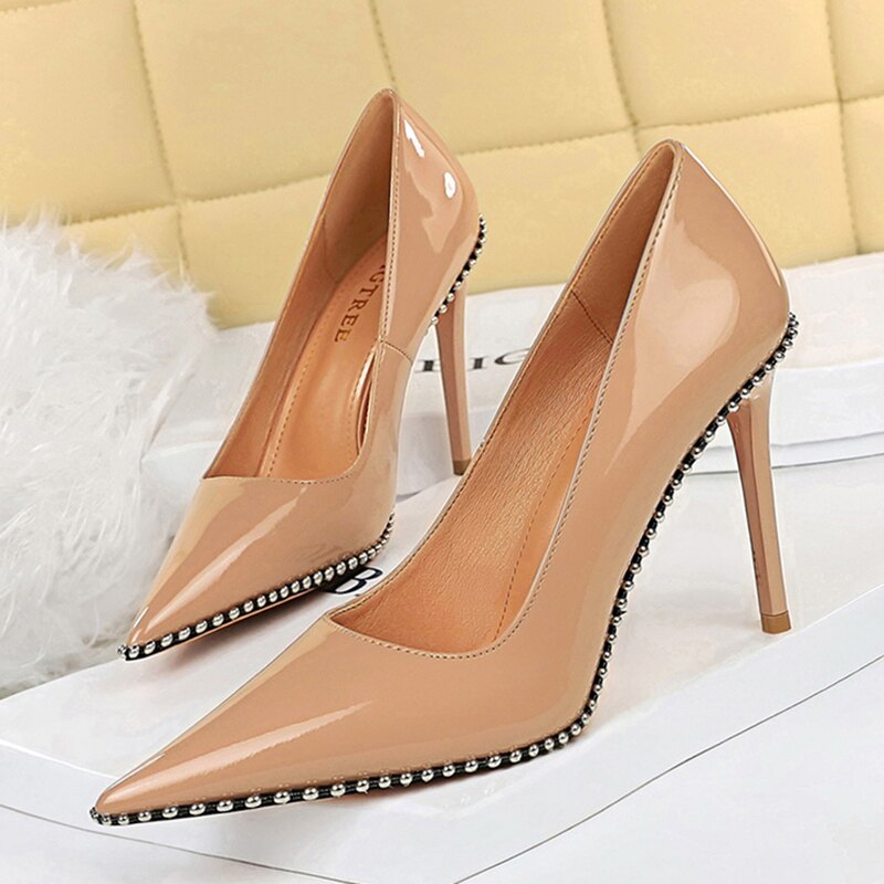 High Heels Rivets Pumps