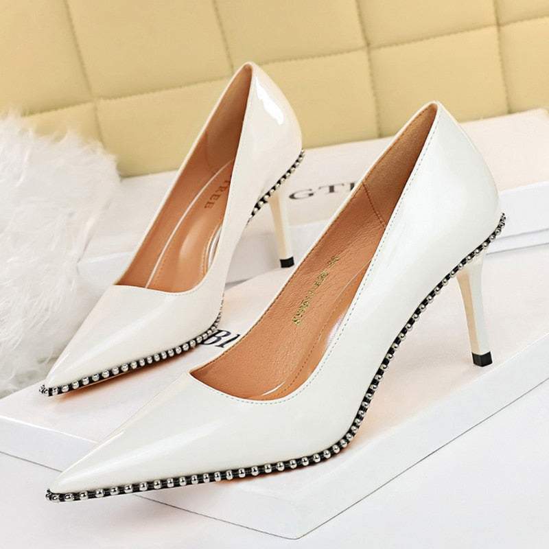 High Heels Rivets Pumps