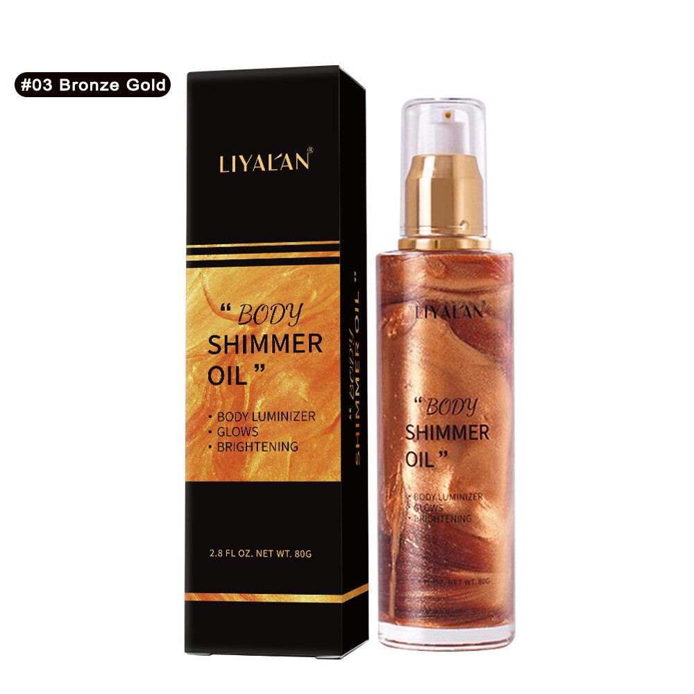 Body Shimmer Oil Facial and Body