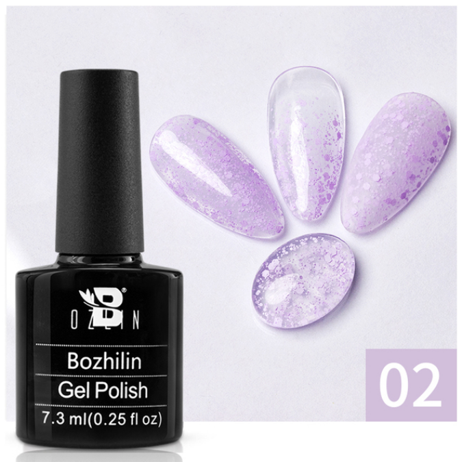 7.3ML Snowflake Nail Gel Polish