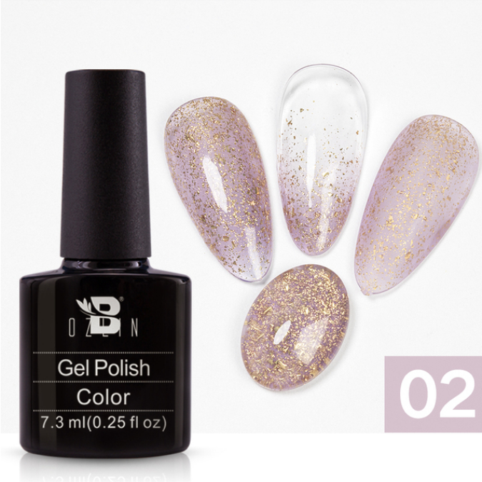 7.3ML Snowflake Nail Gel Polish