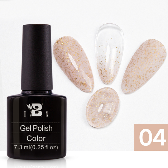 7.3ML Snowflake Nail Gel Polish