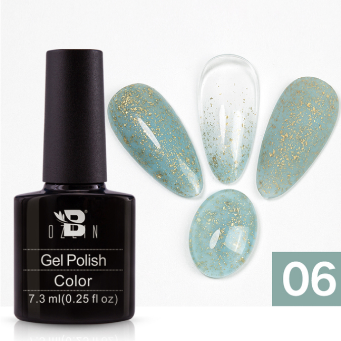 7.3ML Snowflake Nail Gel Polish