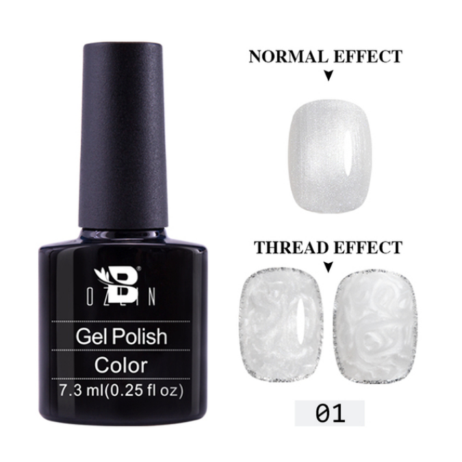 7.3ML Snowflake Nail Gel Polish