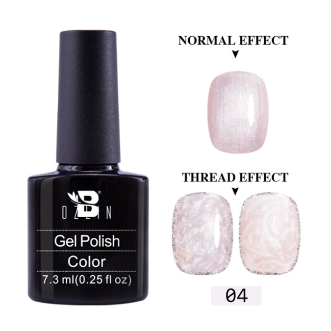 7.3ML Snowflake Nail Gel Polish