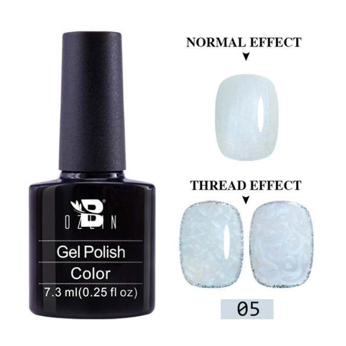 7.3ML Snowflake Nail Gel Polish