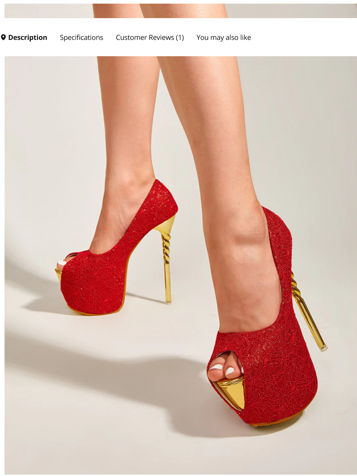 Spring/Autumn Print Sexy Peep Toe Platform High Heels