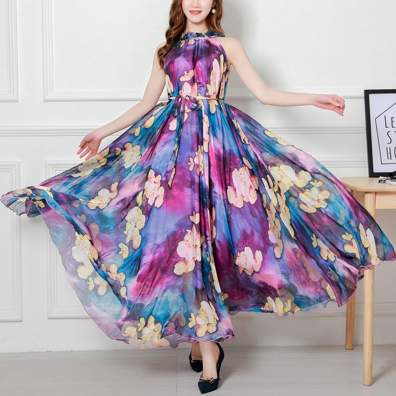 Summer Sleeveless Maxi Dress