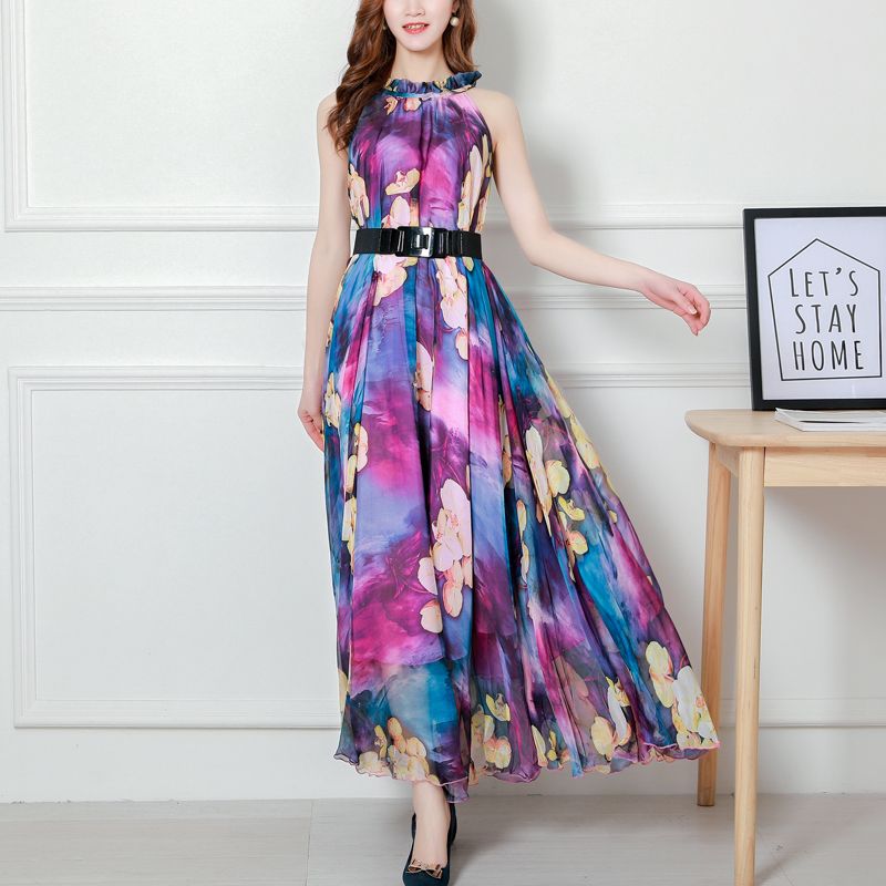 Summer Sleeveless Maxi Dress