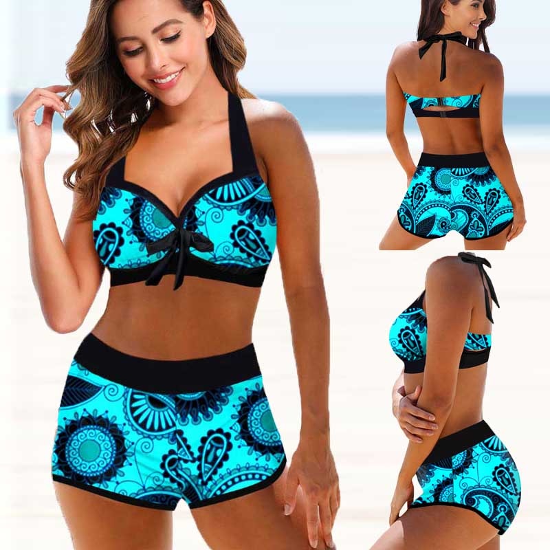 Plus Size High Waist Bikini